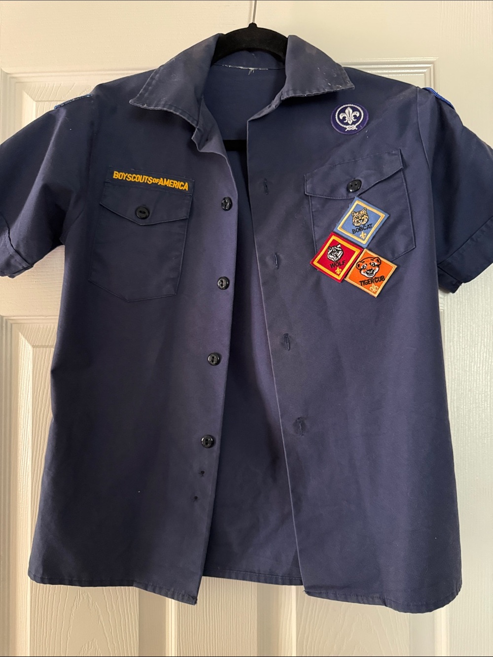 Boys Scouts of America Navy Blue Cub Scout Short-Sleeve Shirt